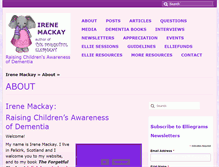 Tablet Screenshot of irenemackay.com